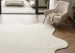 8×10ft Handmade Tufted Rug - Soft Wool Area Rug for Living Room, Bedroom, Office, Neutral Color, Unique Home Decor, Modern Style 9×12ft. - Image 4